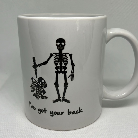 Skeleton mug I’ve got your back 10 oz - Picture 3 of 7